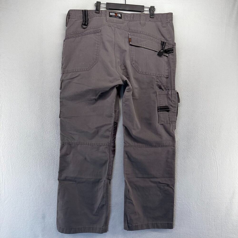 Herock Pants men's 42 Gray Heavyweight Cargo Carpenter Thick Heavyweight Utility - Picture 6 of 10